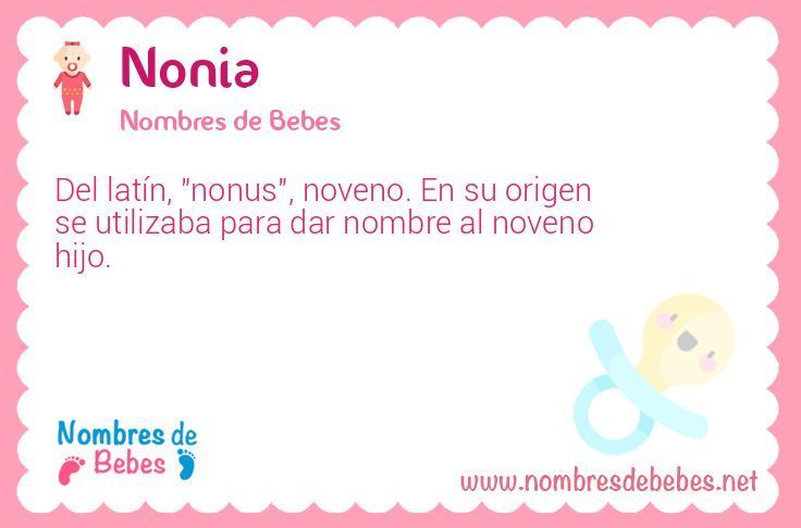 Nonia